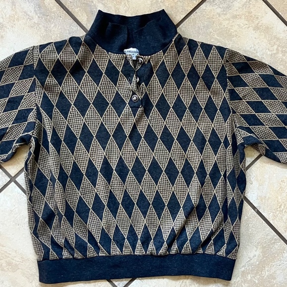 Vintage Alfred Dunner 3/4 Pullover Sweater with Collar - Picture 12 of 15